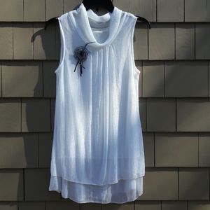  Women's 3D Floral-Applique Blouse.